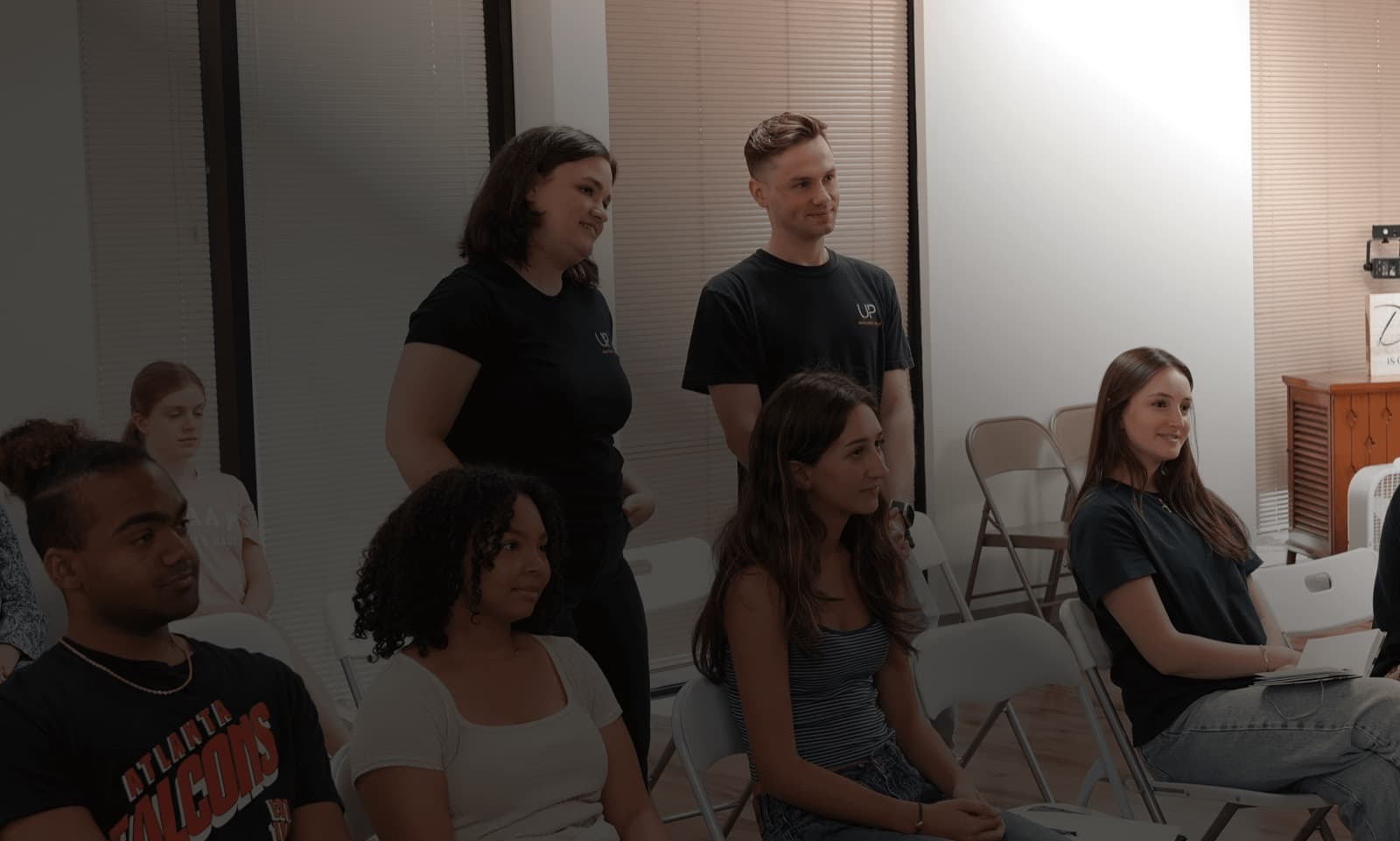 Students in a workshop at MK Performing Arts