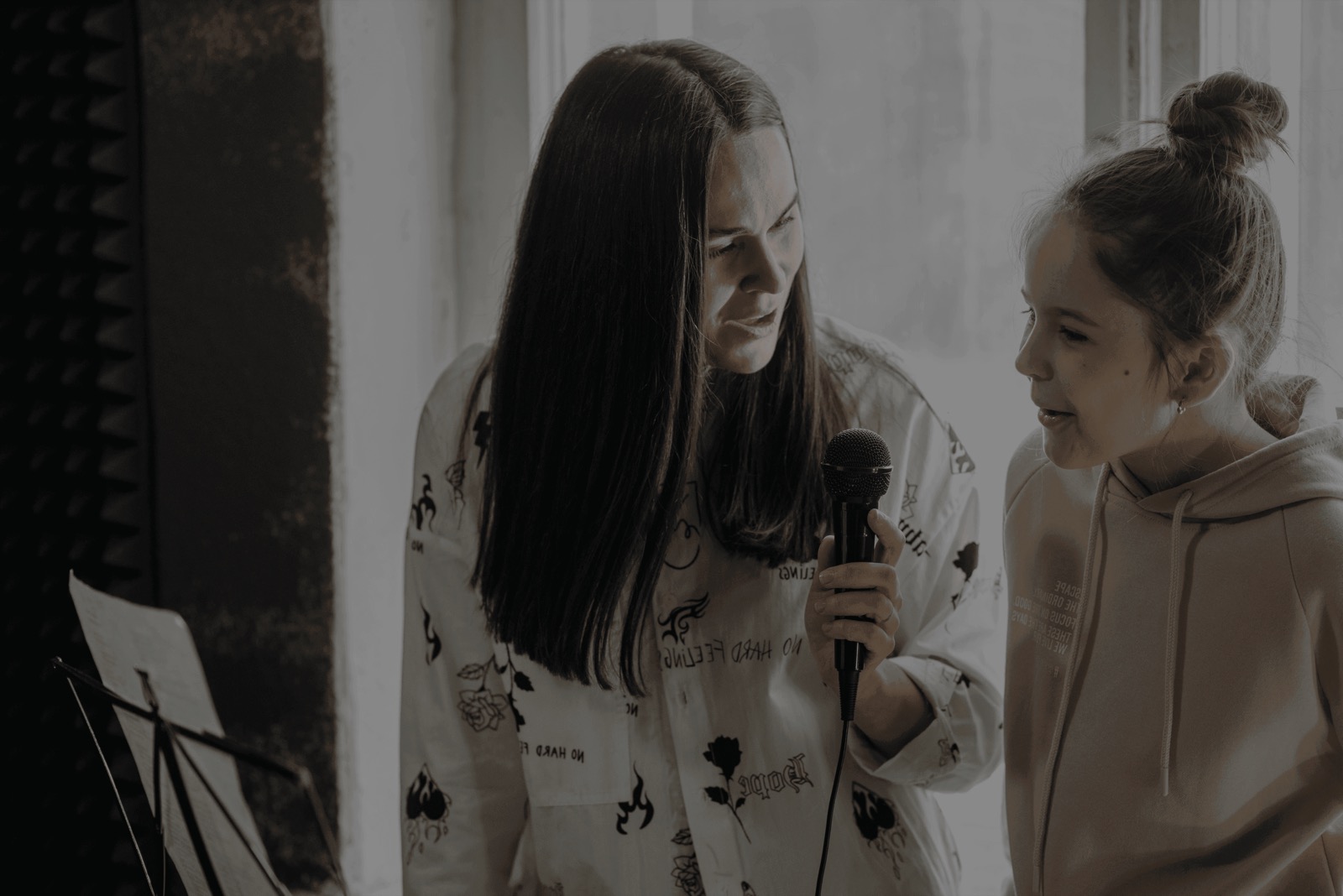 A voice coach working with a student in Smyrna